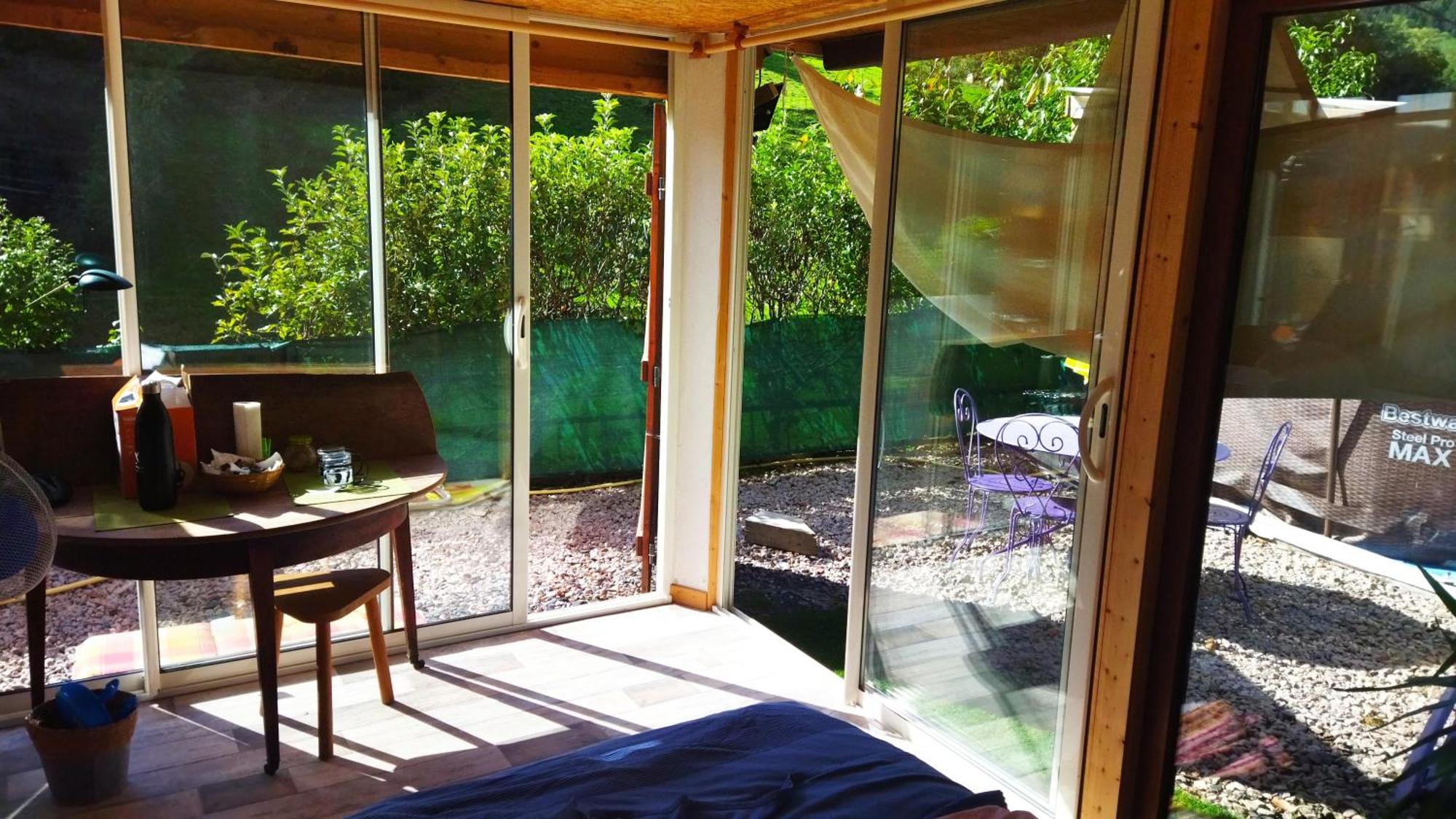 Abri De Jardin Amenage, Chambre Camping Glamour Hotel Lalaye Bagian luar foto
